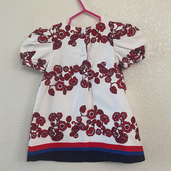 Janie and Jack floral puff sleeve dress - Picture 3 of 5